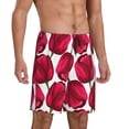 thumbnail image 2 of Wukai Tulips Flowers Men’s Short Pajama Pants With Pockets Soft Sleep Pj Shorts for Men-3X-Large, 2 of 6