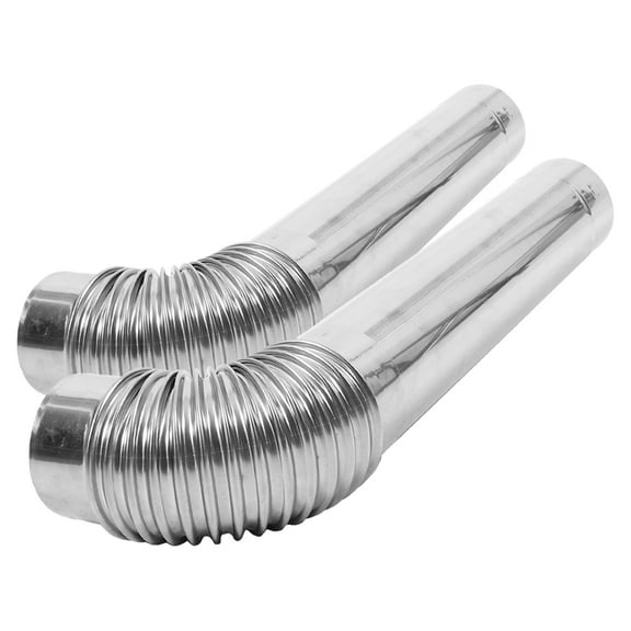 MLINS 1 Set Stainless Steel Chimney Extension Exhaust Pipe Stove Pipe Elbow for Wood Burning Stoves Camp Stove Home and Outdoor Cooking
