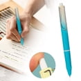thumbnail image 2 of Yxwen 0.38 mm Retractable Gel Pen, Etra Fine Point Black Ink Replaceable Ink Sac, Smooth Writing Precision Pen with Comfort Grip for Journaling Note Taking Office Schǒ-ǒl Supplies - 1/2/5 Pack, 2 of 9
