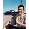 thumbnail image 2 of 64oz Double-Wall Vacuum-Insulated Stainless Steel Water Bottle with Handle, Straw Cap, and Spout Lid – Magic Black, 2 of 6
