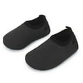 thumbnail image 2 of L-RUN Crawler Shoes Girl Infant Barefoot Slippers Non Slip Black 0-6 Months, 2 of 6