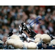 Chris Zorich Autographed Notre Dame Players Pointing 16" x 20" Photograph