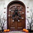 thumbnail image 5 of OCCOA Halloween Eyeball Picks with Stems Wiggly Eyes Wreath Garland Decoration for Door Wall Mantel Party Crafts Spooky DIY Floral Arrangement Gift, Multicolor, 5 of 6