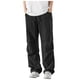 thumbnail image 1 of Pantalones largos de pierna ancha para hombre, de seda de hielo, de paracaidista, de trabajo, finos y holgados, informales, de secado rápido, 1 of 4