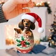 thumbnail image 1 of Fiudx Percha Navideña para Coche con Forma de Perro, Bonita Decoración Acrílica, Diseño Colorido Artesanal, Adorno para Coche o Oficina, Aire Refrescante, Ideal para Regalo Festivo, Tamaño 8 X 0,4 Cm, 1 of 6