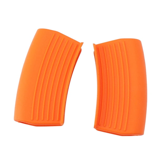 Moyic Guantes de silicona resistentes al calor para ollas calientes, guantes con mango aislados antideslizantes para hornear, cocina, comedor, Cocina y Comedor Naranja Moyic HA072905-03