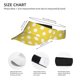 thumbnail image 3 of Balery Yellow And White Polka Dot Gorra deportiva con visera ajustable para mujer y hombre (talla única), 3 of 7