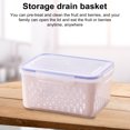 thumbnail image 4 of LCXmlly Food Storage Colander Extend Freshness Produce Saver Containers Drain Basket Food Storage Bins for Fridge Reduce Spoilage Stackable, 4 of 8