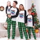 thumbnail image 3 of Pijamas familiares navideños a juego, conjuntos de pijamas verdes, Papá Noel, ciervo, Fly, en julio, 3 of 4