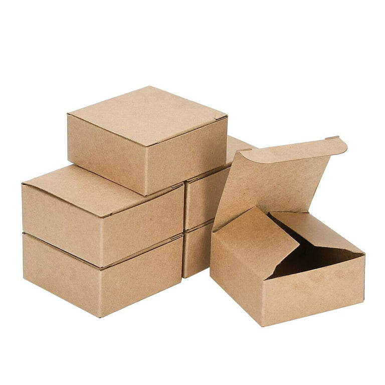 50/100pc Cardboard Mini Box Diy Kraft Paper Box Soap Box Jewelry