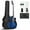 Blue, variant on 4 string Acoustic Bass Guitar w/ 4-Band Equalizer EQ-7545R Black
