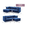 thumbnail image 2 of Glory Furniture G781B-SC NAVY BLUE Sofa Chaise, 2 of 6