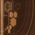 thumbnail image 1 of Ahgly Company Machine Washable Indoor Square Transitional Mahogany Brown Area Rugs, 5' Square, 1 of 7