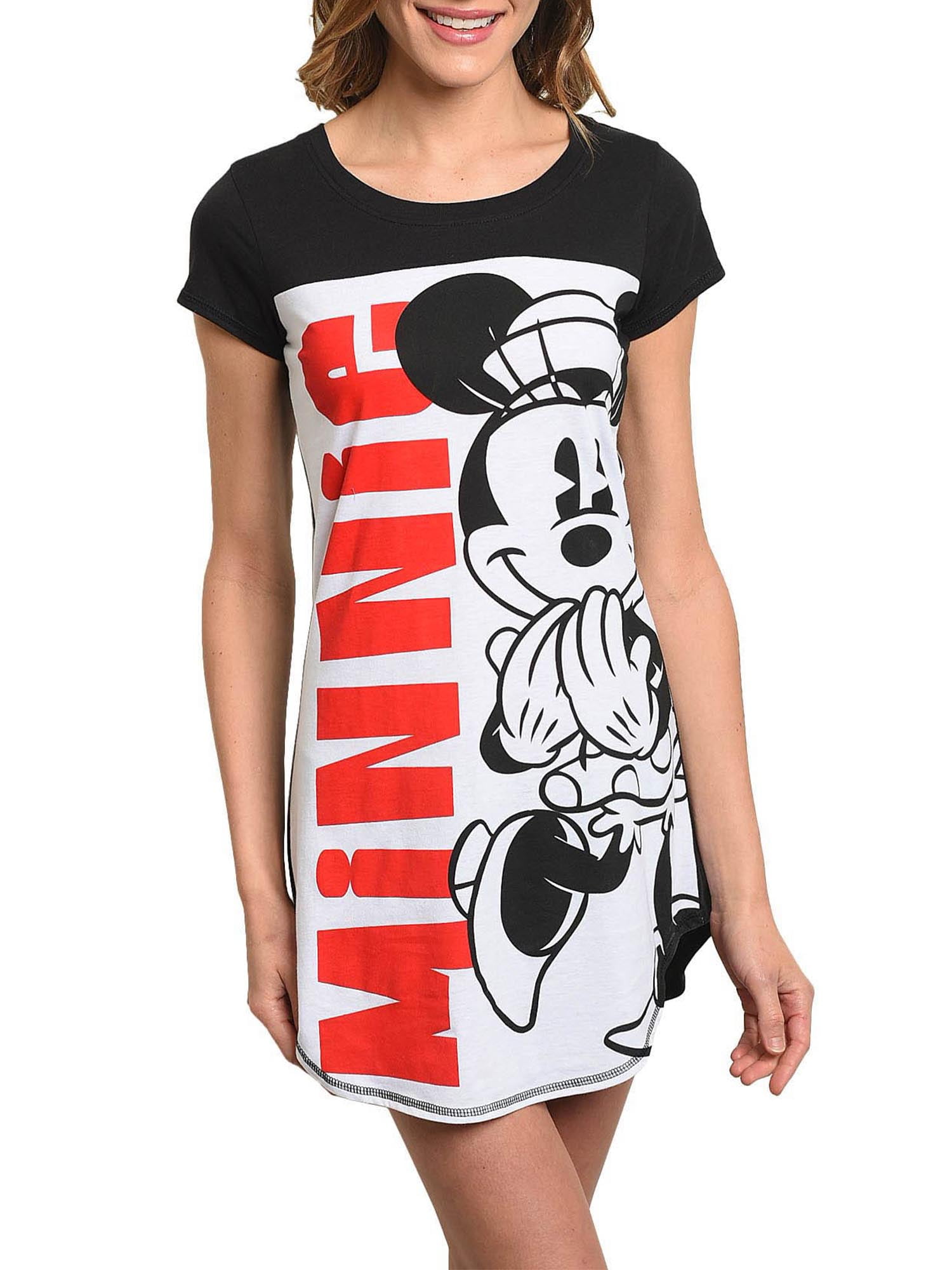 Disney Mickey and Minnie Mouse Night Sleep Tee Shirt