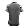 thumbnail image 4 of Havenx Men's American Flag 1776 Polo Shirt Short Sleeve Camo Polo Shirt Button Front Collar Lapel T-Shirts 250 Years Of Freedom Patriotic Fashion Causal Tops,Gray M, 4 of 4