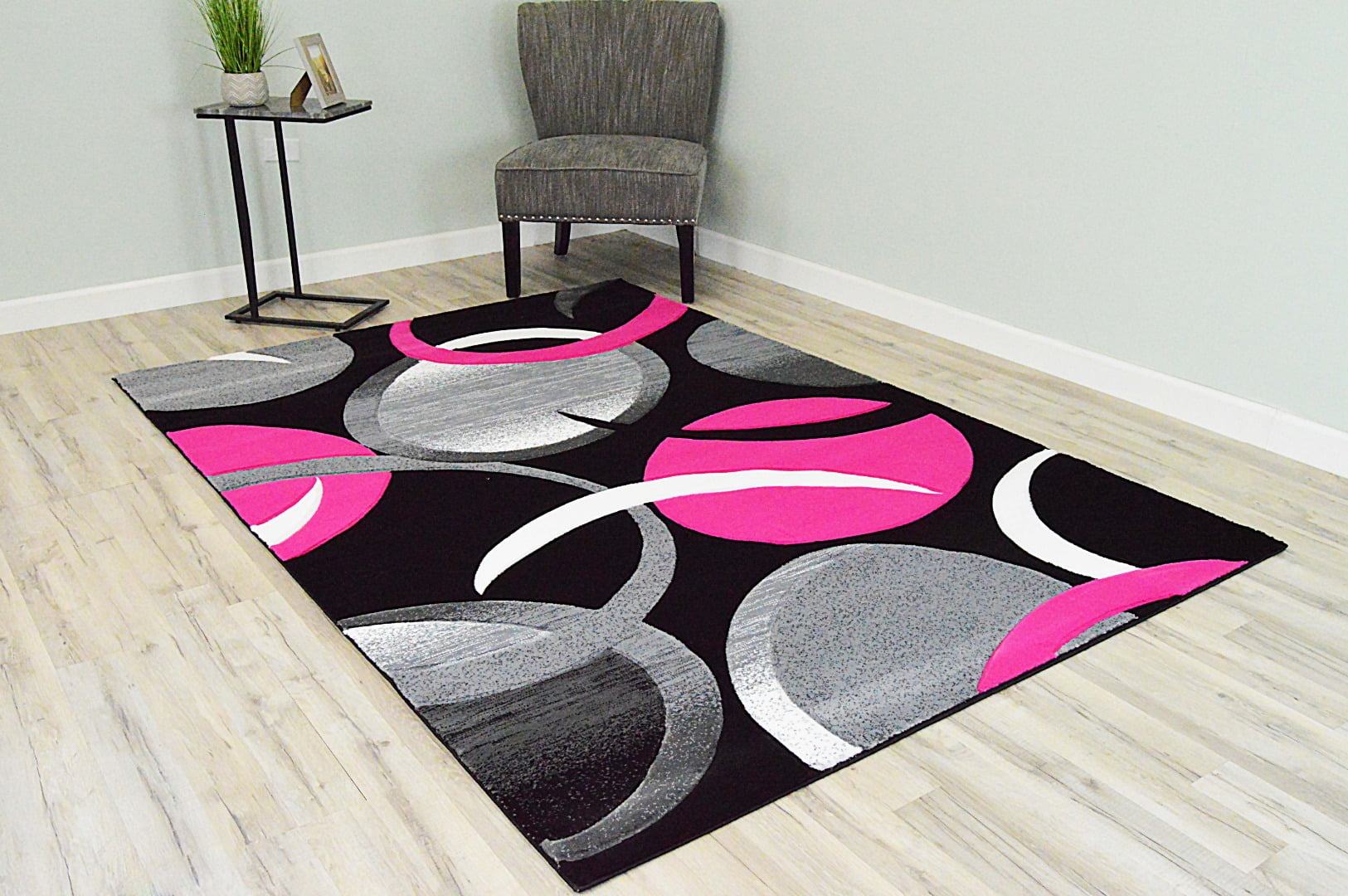 PREMIUM 3D Effect Hand Carved Thick Modern Contemporary Abstract Area