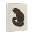 thumbnail image 3 of Stupell Industries Contemporary Sitting Cat Curved Tail White Framed Giclee Art, 24 x 30, by Grace Popp, 3 of 8