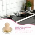 thumbnail image 4 of ACDANC 2026 New Kitchen Cleaning Brush Round Mini Dish Bamboo Base Frame Ceramics Electric Scrubber Brushes to Wash Dishes for Kitchen,Home,Cookware,Plates,Cups,Bowls,Utensils, 4 of 6