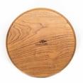 thumbnail image 4 of Rainforest Bowls Round Teak Wood Plate - Jumbo 4-Pack, 4 of 5