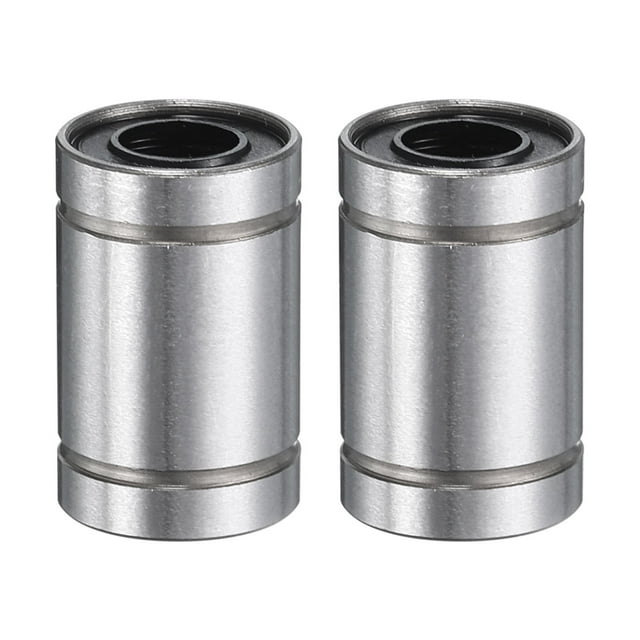 Unique Bargains 2Pcs LM6UU Linear Bearing 6mm Bore 12mm OD 19mm Length for CNC Machine 3D Printer