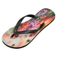 thumbnail image 2 of YAZAOOSummer Flip Flops Creatively Blossoms and Bees Simple Beach Sandals, 2 of 8