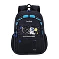 thumbnail image 5 of GobdXE Back To School Unisex Student Astronaut Space Print Backpack Multi Pocket Water Resistant Daily Daypack Size:Small Size, 5 of 5