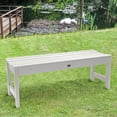thumbnail image 2 of Highwood Lehigh 4ft Picnic Bench - 2-Person, Eco-friendly, Synthetic Wood, 2 of 4