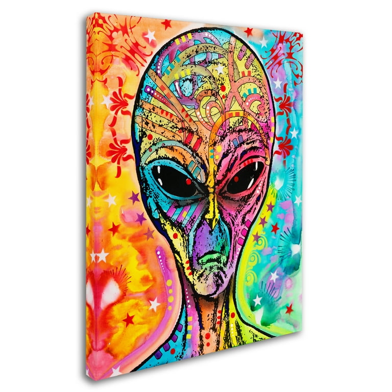Trademark Fine Art Dean Russo Alien Far Out Psychedelic Fantasy