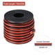 thumbnail image 2 of 2 Conductor Paralelo Silicona Cable 16AWG 16 Calibre Rojo Negro Trenzado Cable Eléctrico Estañado Cobre Carrete 10 m/33 Pies para LED Tira Extensión Cable Cordón, Coche Modelo, 2 of 6