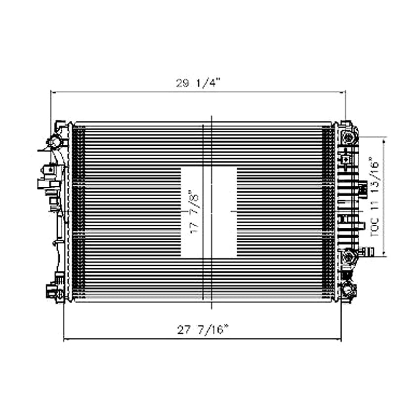 NEW RADIATOR FITS 2016-2017 CHEVROLET MALIBU 23336325