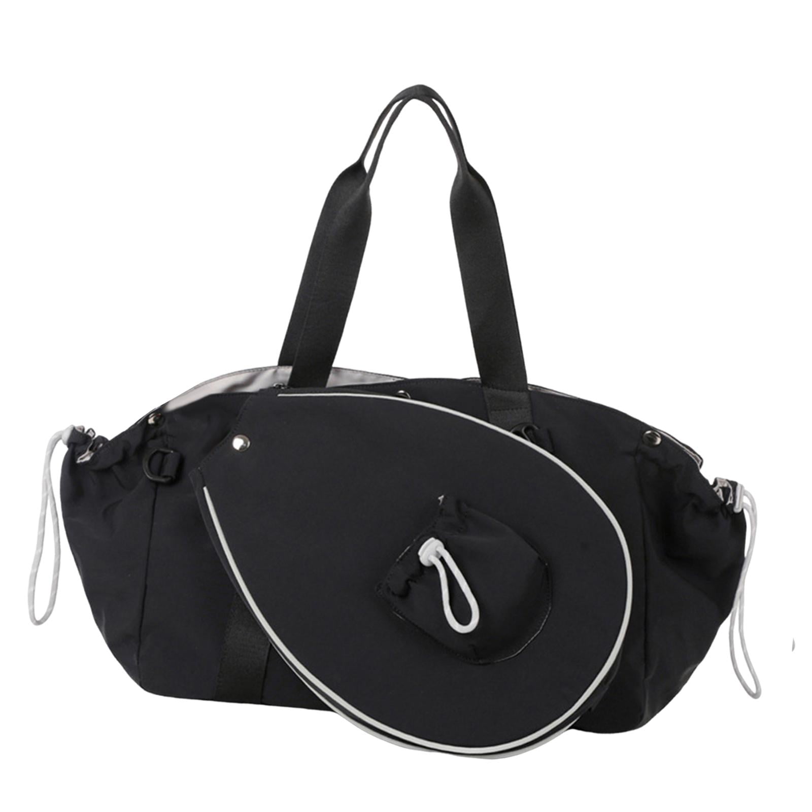 Badminton Racket Bag Tennis Bag Sports Handbag Large Capacity Nylon for Women Beginners Fitness and Gym Use