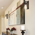 thumbnail image 2 of 2300-1SS-BP-Z-Lite-Wentworth - 1 Light Wall Sconce In Restoration Style-12 Inches Tall and 4.5 Inches Wide Plated Bronze  Brushed Nickel Finish with, 2 of 5