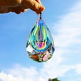 thumbnail image 3 of Crystal Suncatcher under $5! Xqxayjr Crystal Sun Catcher, 120mm Rainbow Window Prism, Hanging Crystal Light Catcher, Home Garden Window Decorations, 3 of 9
