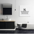 thumbnail image 2 of Stupell Industries English Bulldog Dog Bath Tub Graphic Art Gallery Wrapped Canvas Print Wall Art, Design by Annalisa Latella, 2 of 7