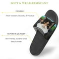 thumbnail image 3 of GZHJMY Stylish Slides for Women Men, The Multi Colored Cat Is Driving A Red Car Soft Flexible Slip-on Sandals Slippers, 3 of 7