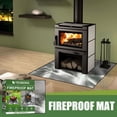 thumbnail image 3 of Lutabuo Fire Pit Mat - Fireproof Pad Heat BBQ Floor Protective Mat for Grill Bonfires, 3 of 9
