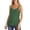 Green, variant on Fashionable and Casual and Solid Top for Women Back Support Women Top Cropped Top Compression Muscle Shirt Women Fitted Sleeveless Tee Women 1975 Crop Top l Tops Sleeveless Layering