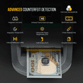 Kcd Point Machine Kolibri KCD-1000 Counterfeit Money Checker Machine with UV, MG, IR ...
