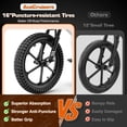 thumbnail image 5 of East doll 36V Electric Dirt Bike for Kids, 16 mph High-Speed Electric Bicycle Ride on Dirt Bike for Kids Aged 5+, 700W Peak Brushless Motor, 16" Pneumatic Tire, Max Load 154 lbs, White, 5 of 9
