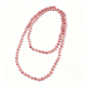 DESIGNICE 108 Mala Beaded Long Necklace Hand Knotted for Women,8Mm Natural Semi-Precious Stone,Meditation Long Beaded Necklace,Wrap Bracelet Handmade Gemstone Jewelry for Women Men