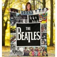 thumbnail image 3 of Manta de franela suave con diseño de banda de rock y música, manta con la firma de los Beatles, póster artístico suave, colcha, sofá, funda de aire acondicionado, 3 of 5
