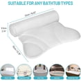 thumbnail image 4 of Almohada de baño para una comodidad inigualable, secado rápido y agradable para la piel para su oasis de spa personal (experiencia cómoda, diseño ergonómico), 4 of 5