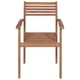 thumbnail image 5 of Sillas de patio VidaXL de madera maciza de teca con cojines de color topo, 2, 5 of 9