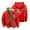 Red, variant on 2hollis Horse Zipper Jacket Long Sleeve Winter Parka Women Men Casual Fashion Coat