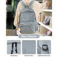 thumbnail image 4 of Mochila BJLFS Azul Impermeable para Escuela y Universidad 24L, 4 of 9