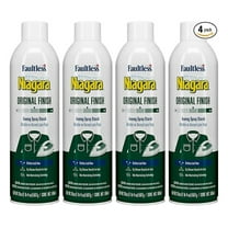 Original Hold Spray Starch for Clothes, Wrinkle Remover & Ironing Aid with Scent, Crisp Finish, No Flaking or Clogging, 20 oz Cans (Pack of 4)