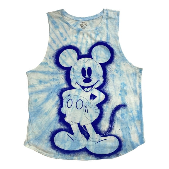 Mickey Juniors' Airbrush Knit Tank Top