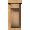 thumbnail image 2 of 5 1/2"W x 8"D x 12"H Del Monte Smooth Corbel w/Backplate, Western Red Cedar, 2 of 9