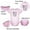 Pink, variant on iDzn Pack of 2, For This Child We Have Prayed & When God Made Me He Said Ta-Da Funny Rompers For Babies, Newborn Baby Unisex Bodysuits, Infant Jumpsuits, Toddler 0-24 Months Kids One-Piece Oufits