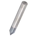 thumbnail image 2 of Fresa de extremo de chaflán, fresa de 3 flautas de 60°, fresa de acero de tungsteno CNC, broca de pulido para tallado, D10 x 60° x 75L, 2 of 5